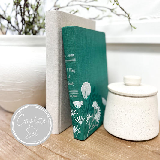 One of a Kind, Books for Shelf Decor, Living Room Decor, Modern Decor, Book Bundle, Book Set