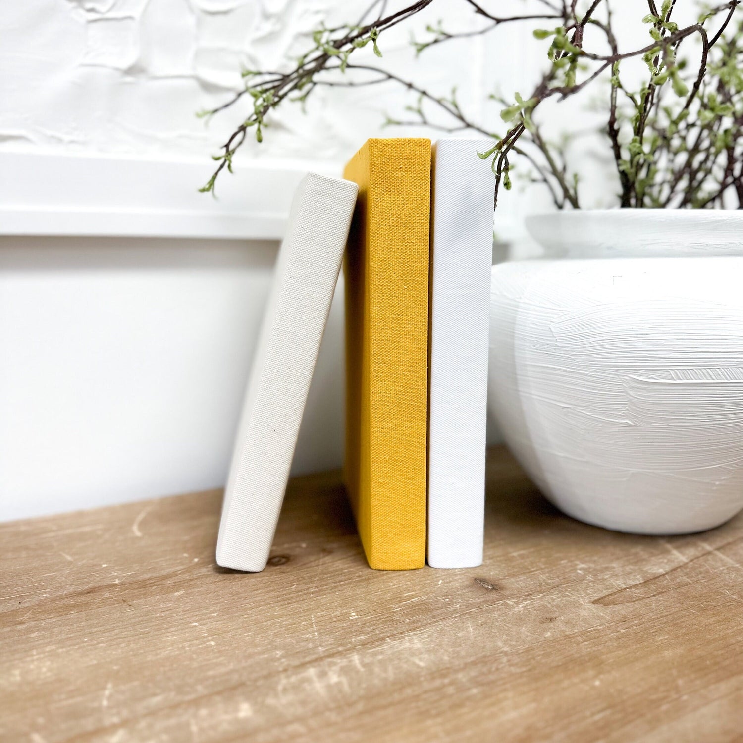 Yellow Decorative Books for Home Decor
