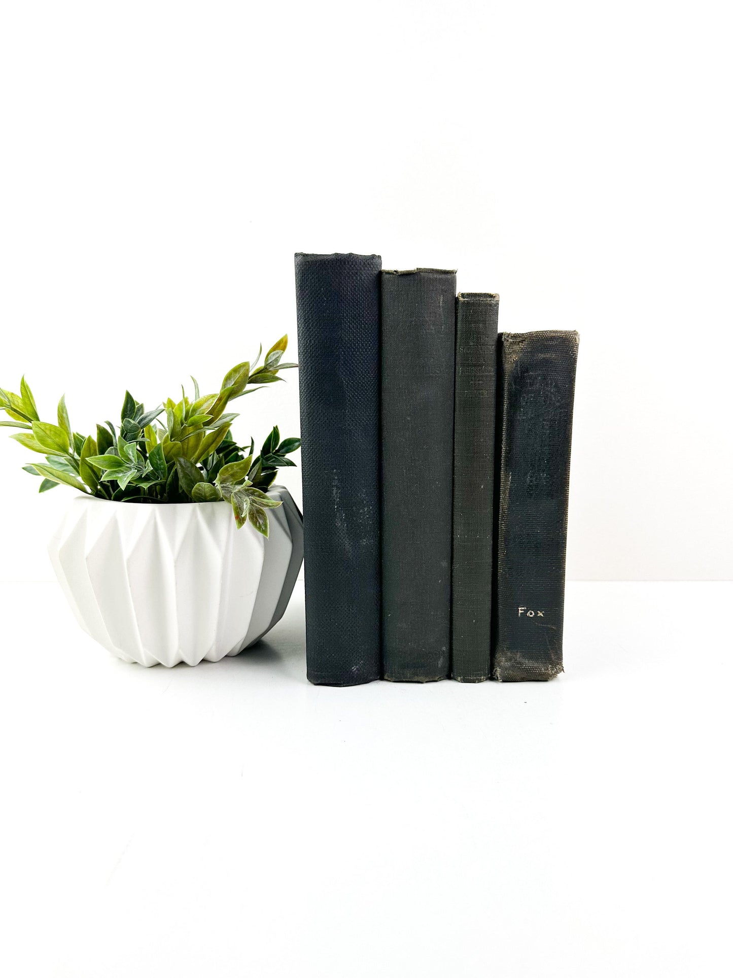 Black Book Set, Decorative Books for Shelf Decor, Modern Decor, Living Room Decor Ideas