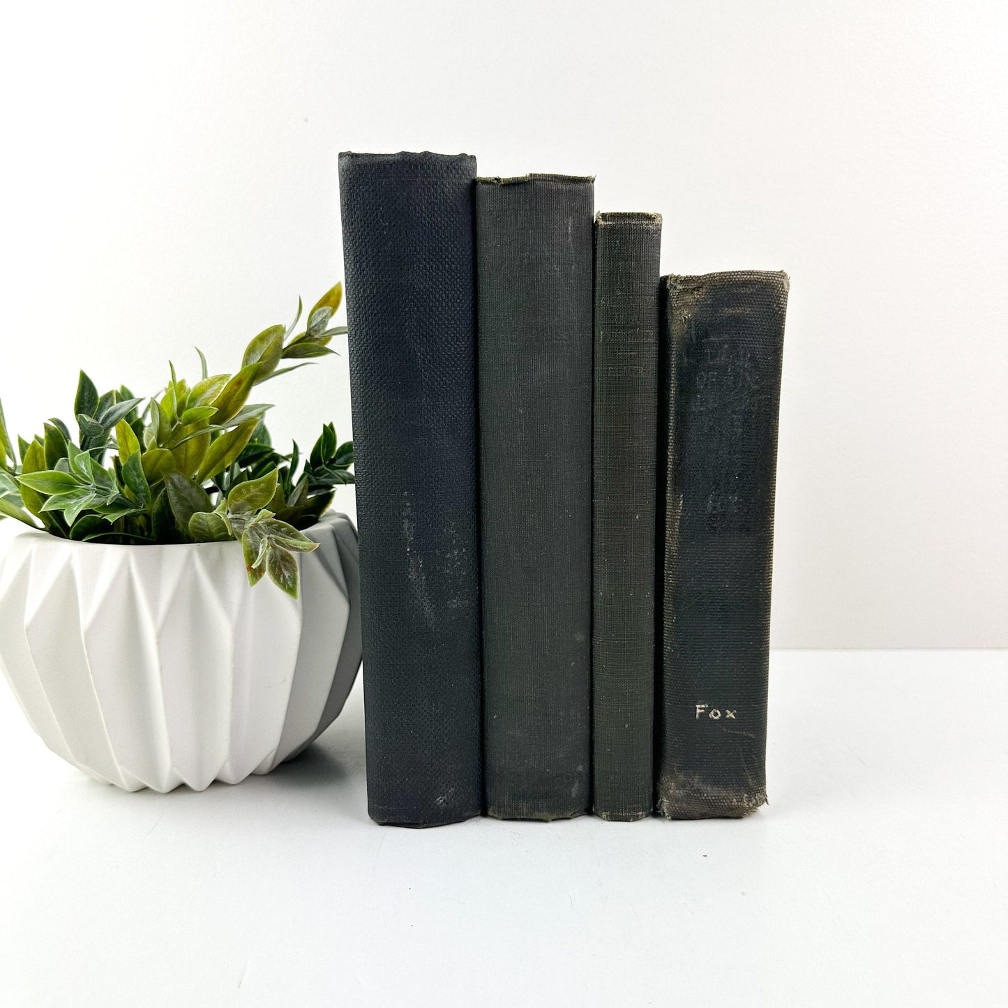 Black Book Set, Decorative Books for Shelf Decor, Modern Decor, Living Room Decor Ideas