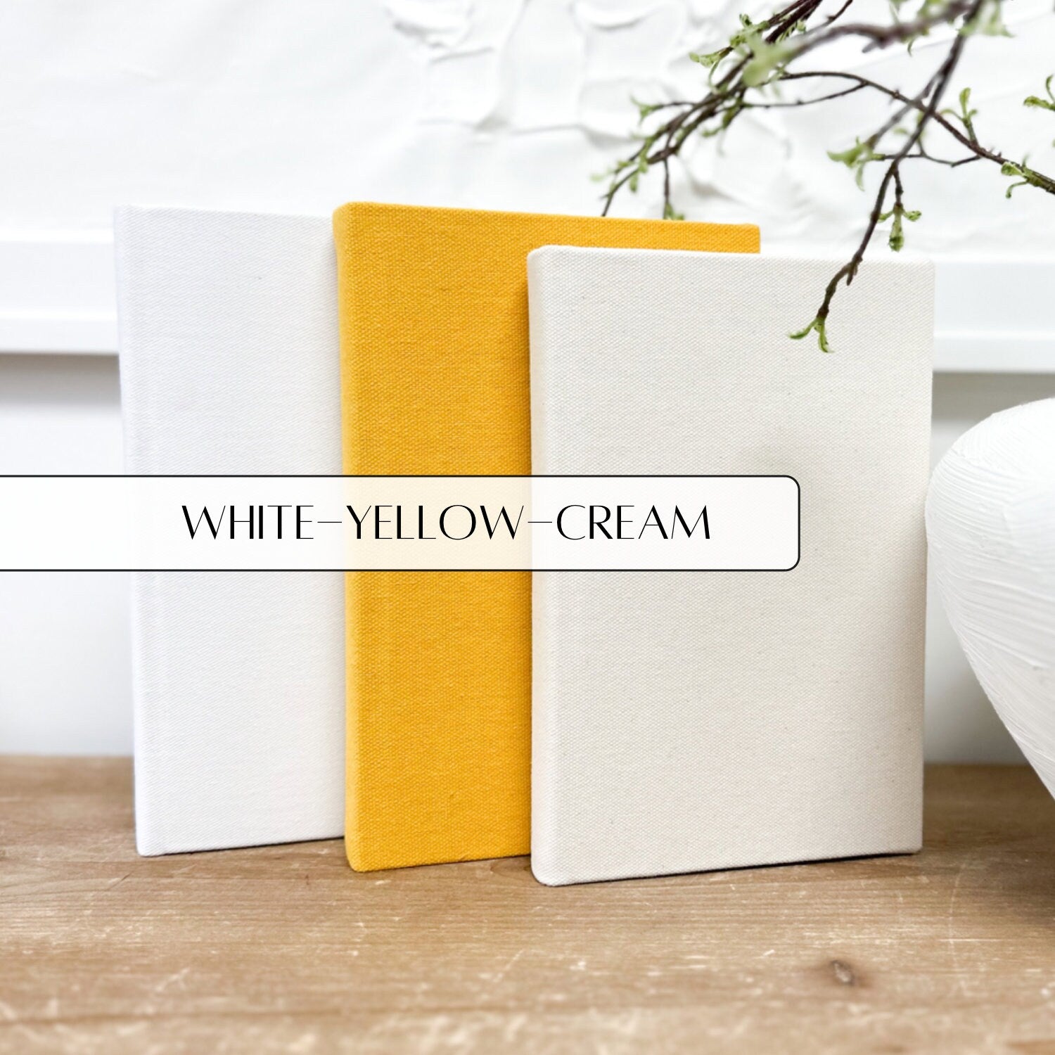 Yellow Decorative Books for Home Decor