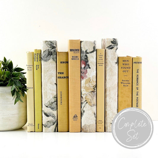 Yellow Shelf Decor