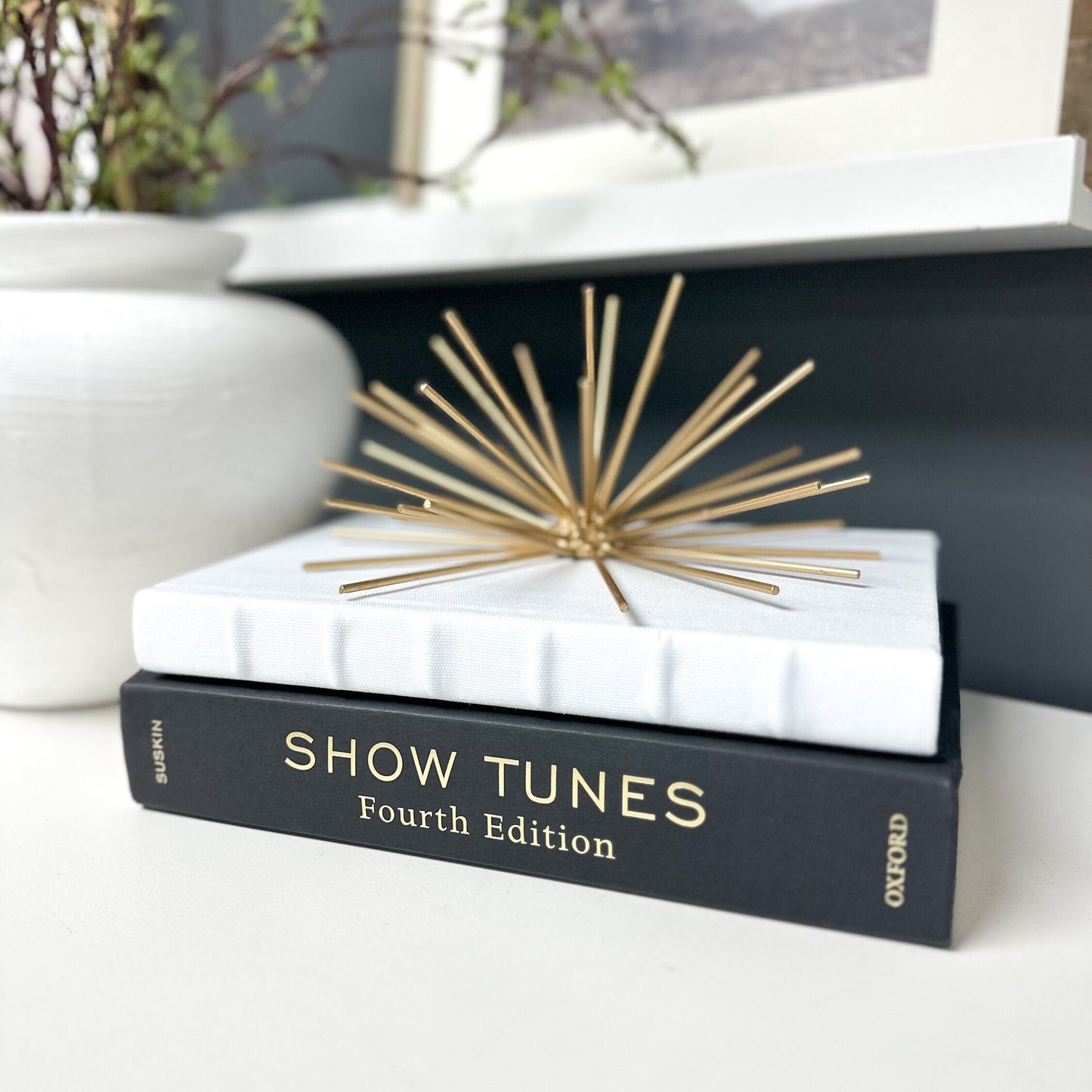 Show Tunes Decorative Books for Living Room Decor, Book Set for Shelf Decor, Book Bundle, Table Decor