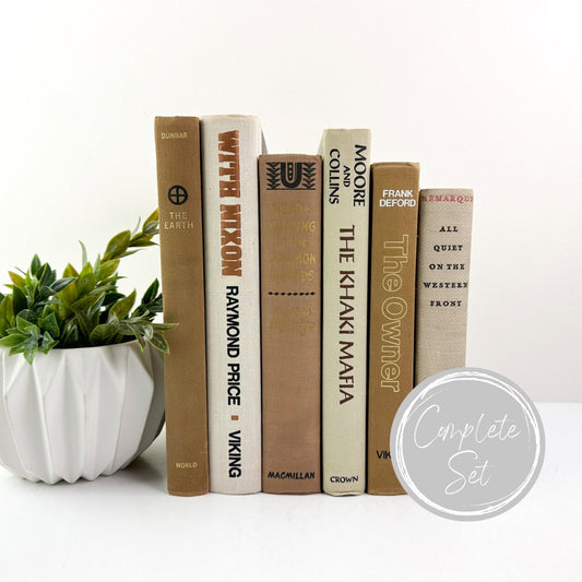 Book Set, Decorative Books for Shelf Decor, Modern Decor, Living Room Decor Ideas