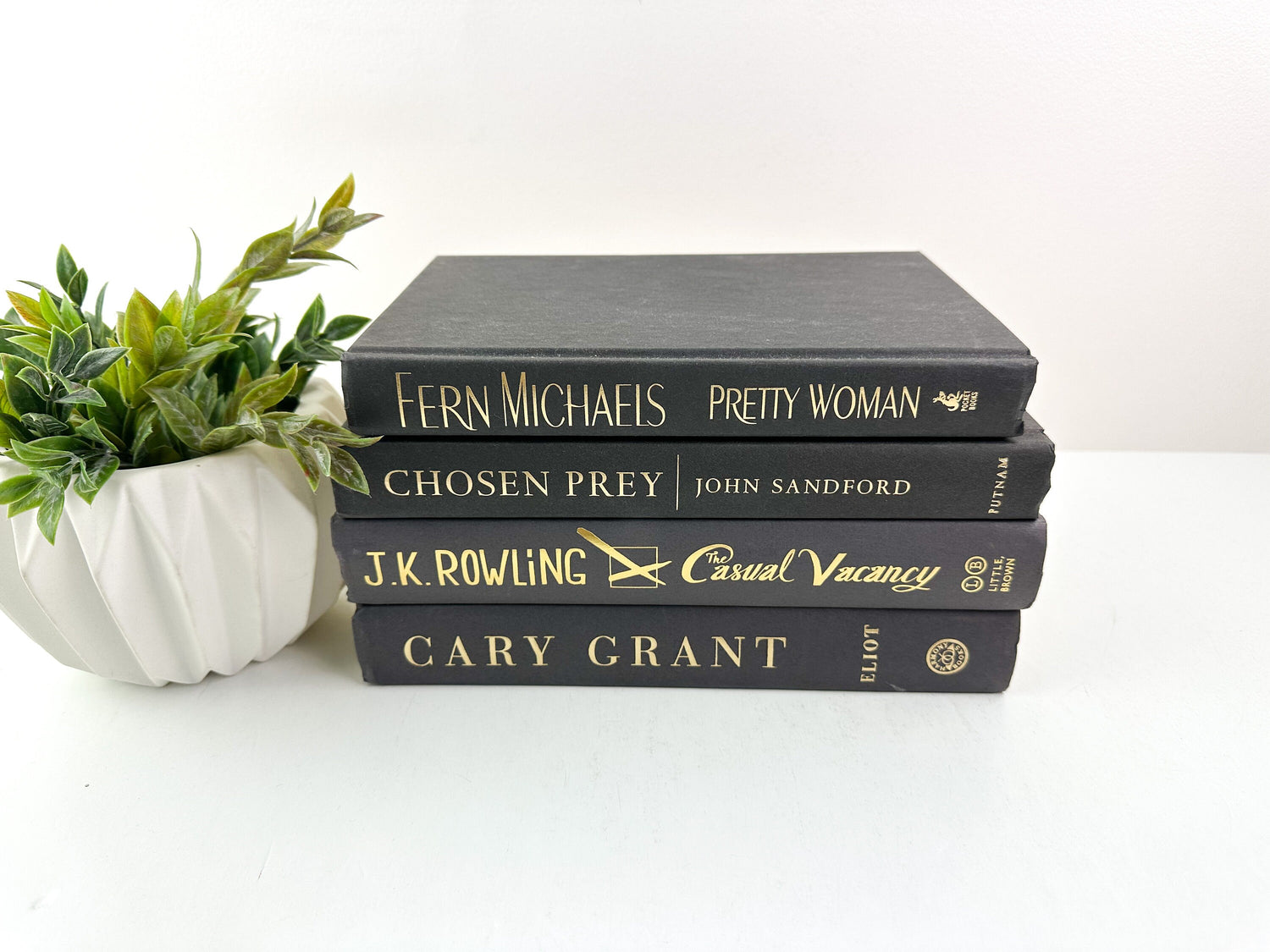 Gray and Black Stack of Books