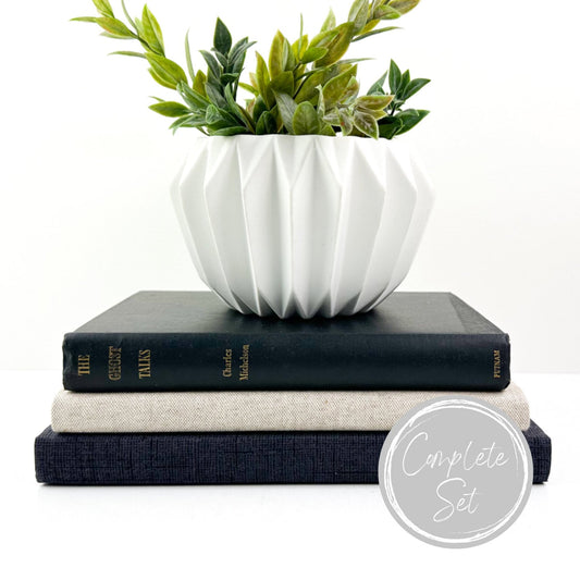 Decorative Books for Living Room Decor, Book Set for Shelf Decor, Book Bundle, Table Decor