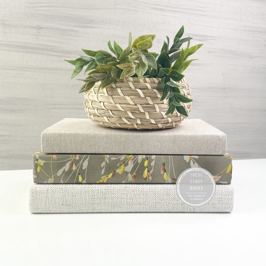 Linen Decorative Books