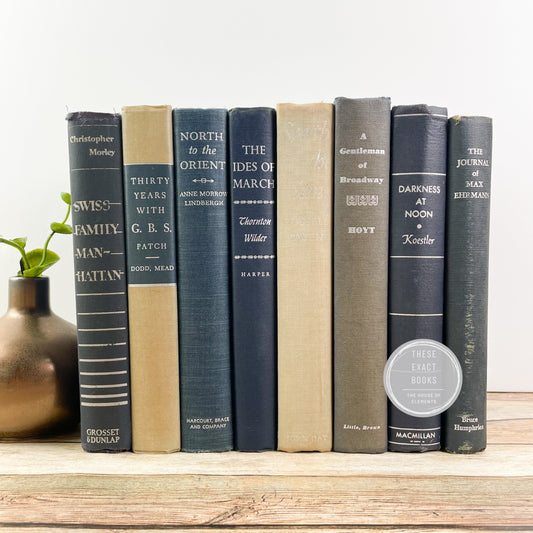 Cream and Navy Blue Home Decor