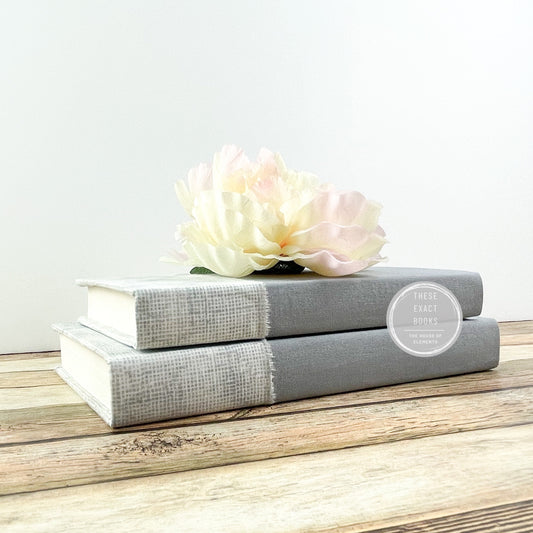Neutral Book Sets for Home Decor