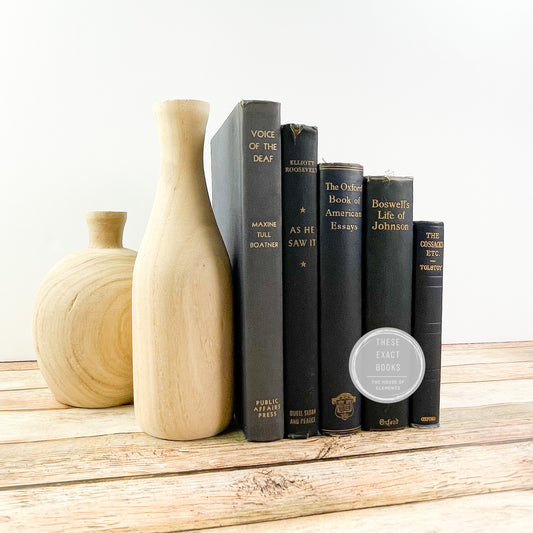 Classic Blue Books for Shelf Decor
