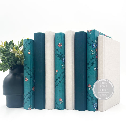 Shades of Blue Book Decor