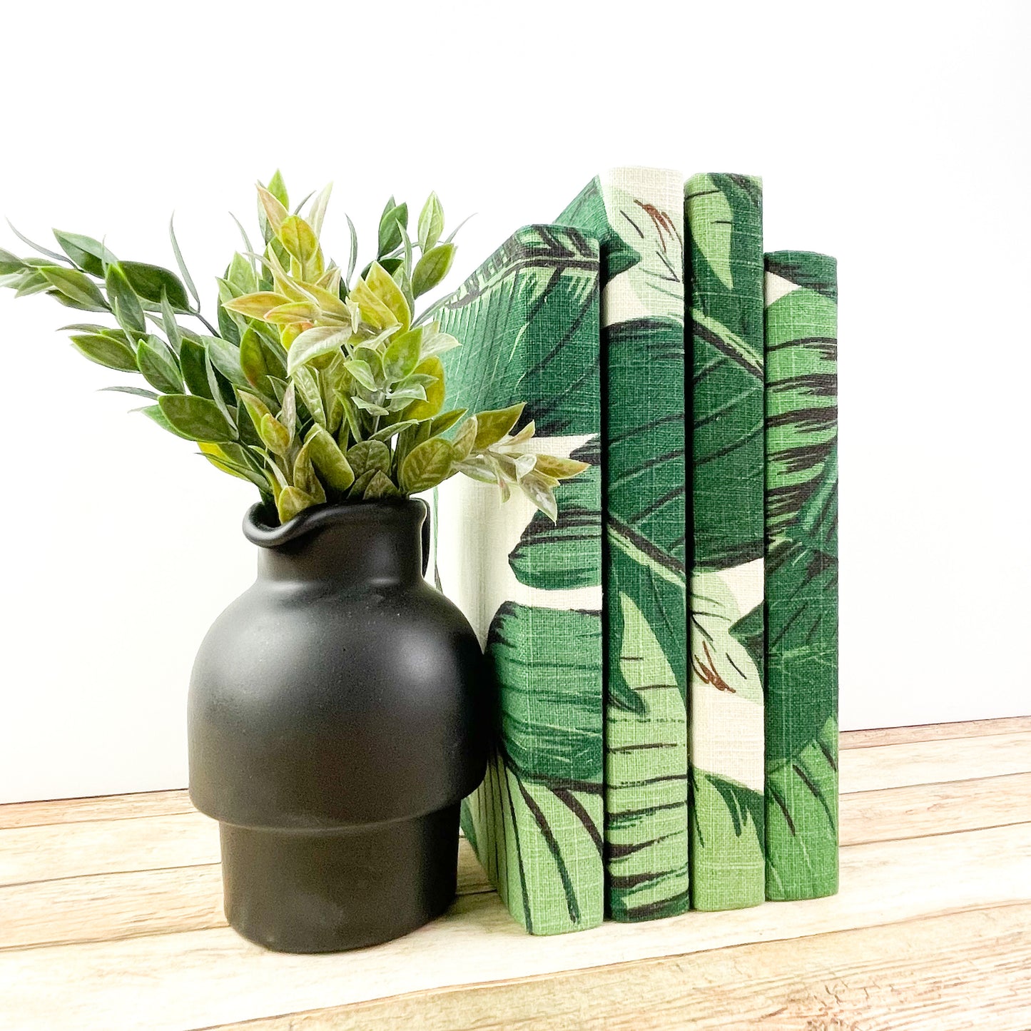 Green Botanical Book Set