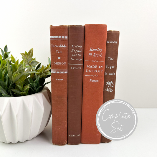 Vintage Orange Home Decor