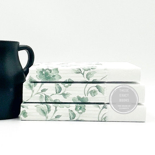 Green Floral Book Set