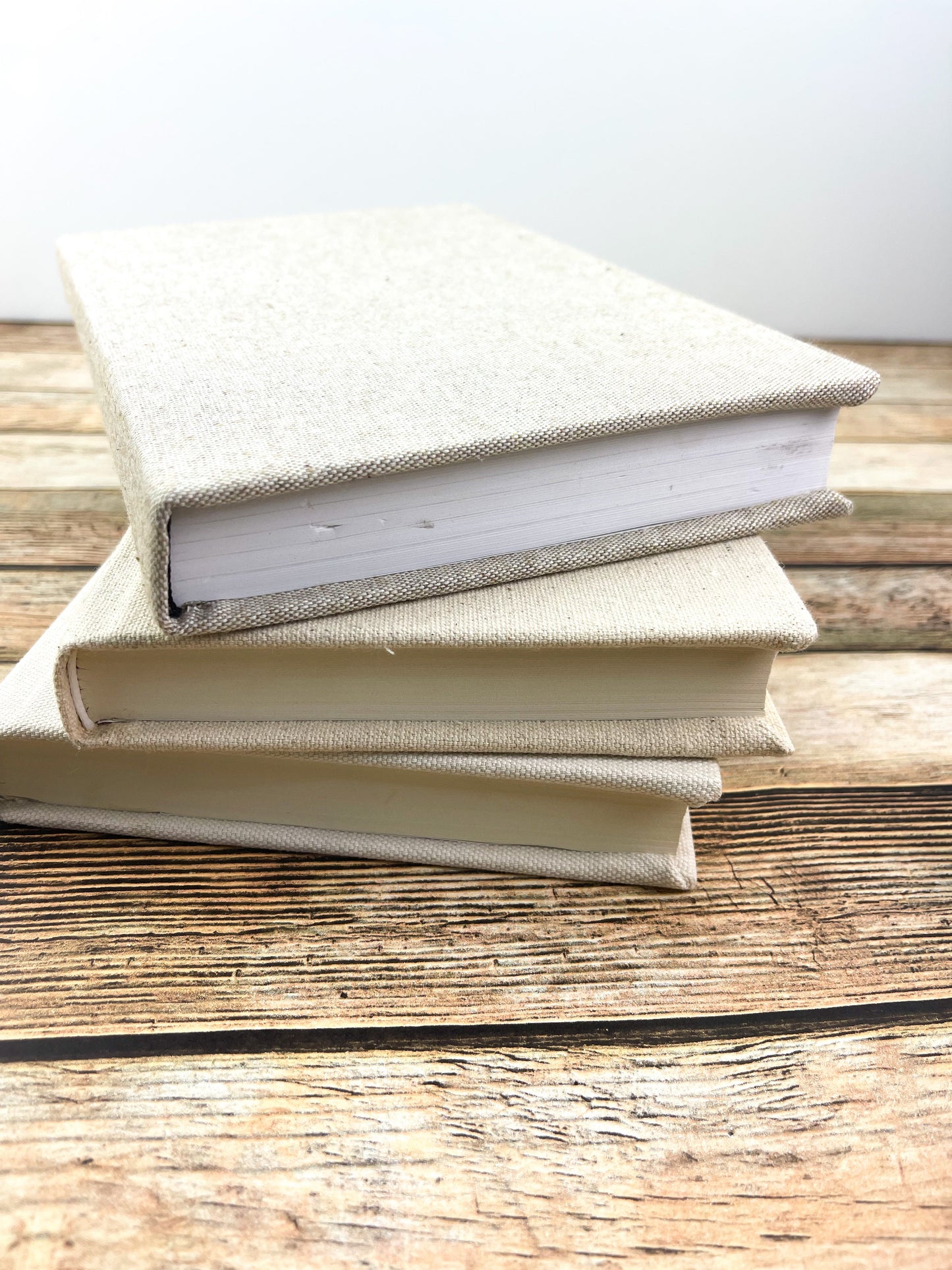 Neutral Blemished Books (Set of Five) - Varied Imperfections