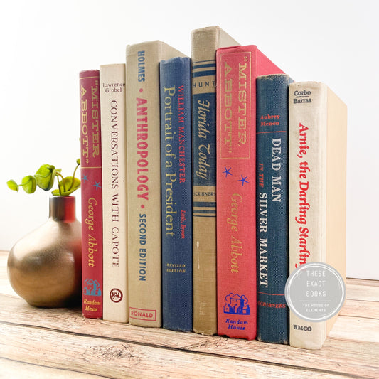 Patriotic Book Set for Home Decor