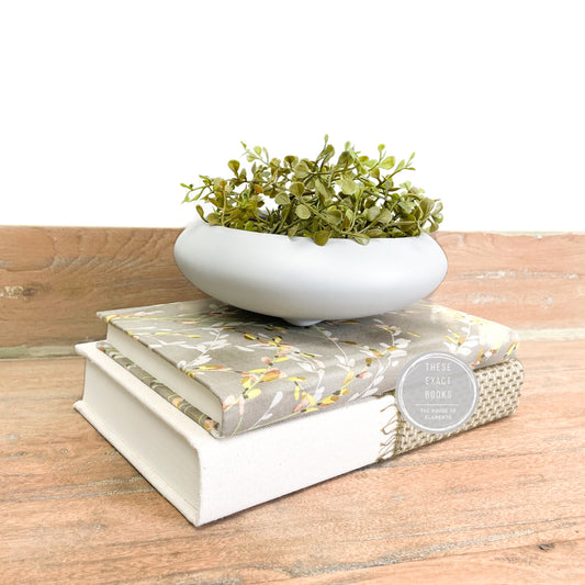 Fabric Covered Decorative Books