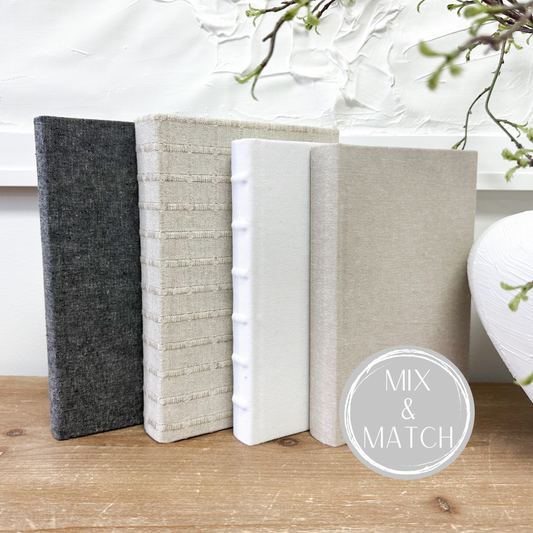 Fabric Covered Book Set