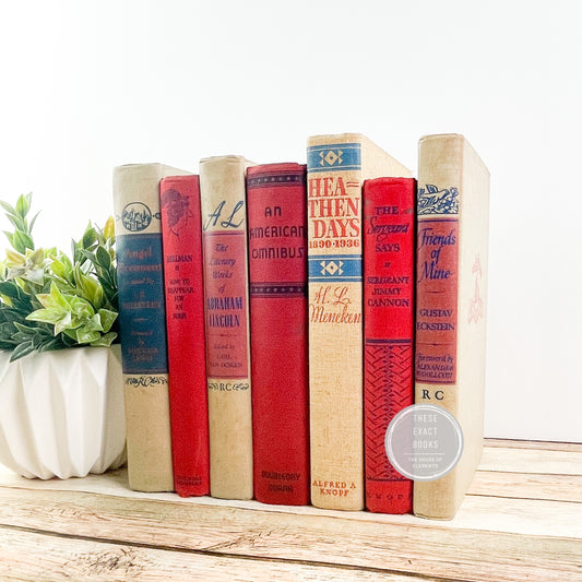 Red, White and Blue Book Set