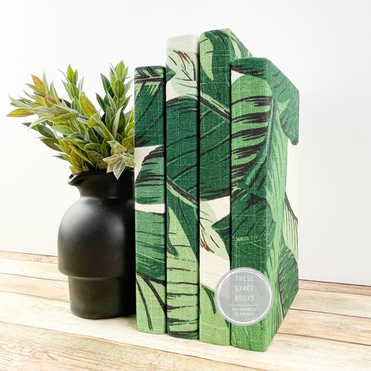 Green Botanical Book Set