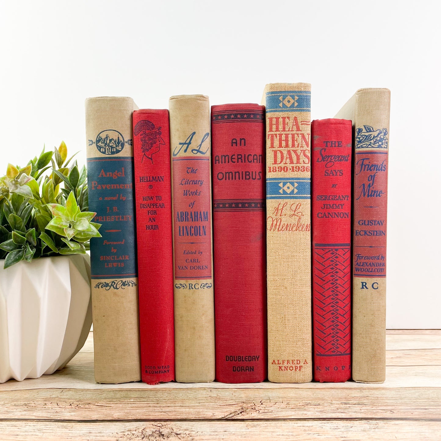 Red, White and Blue Book Set