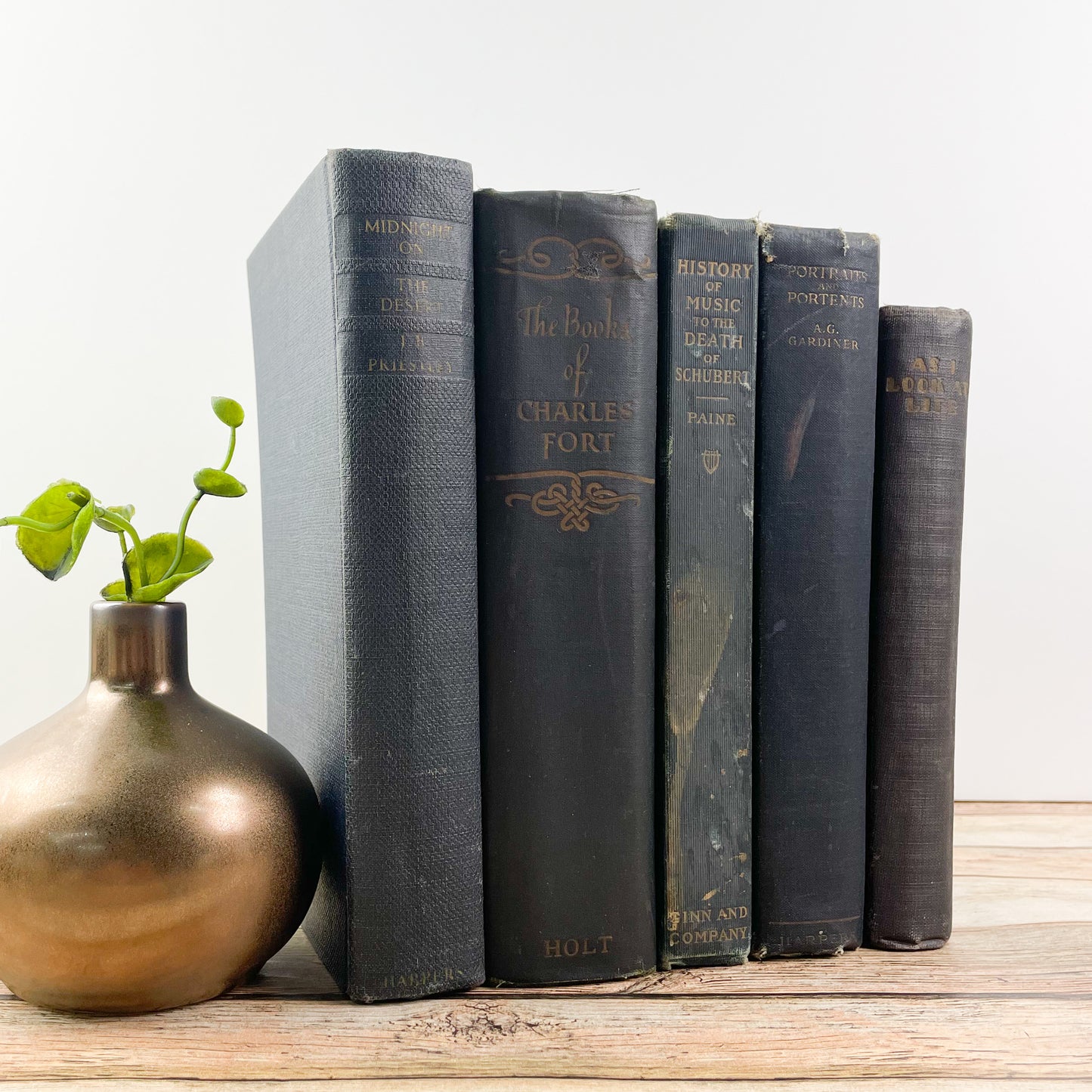 Vintage Blue Books for Home Styling