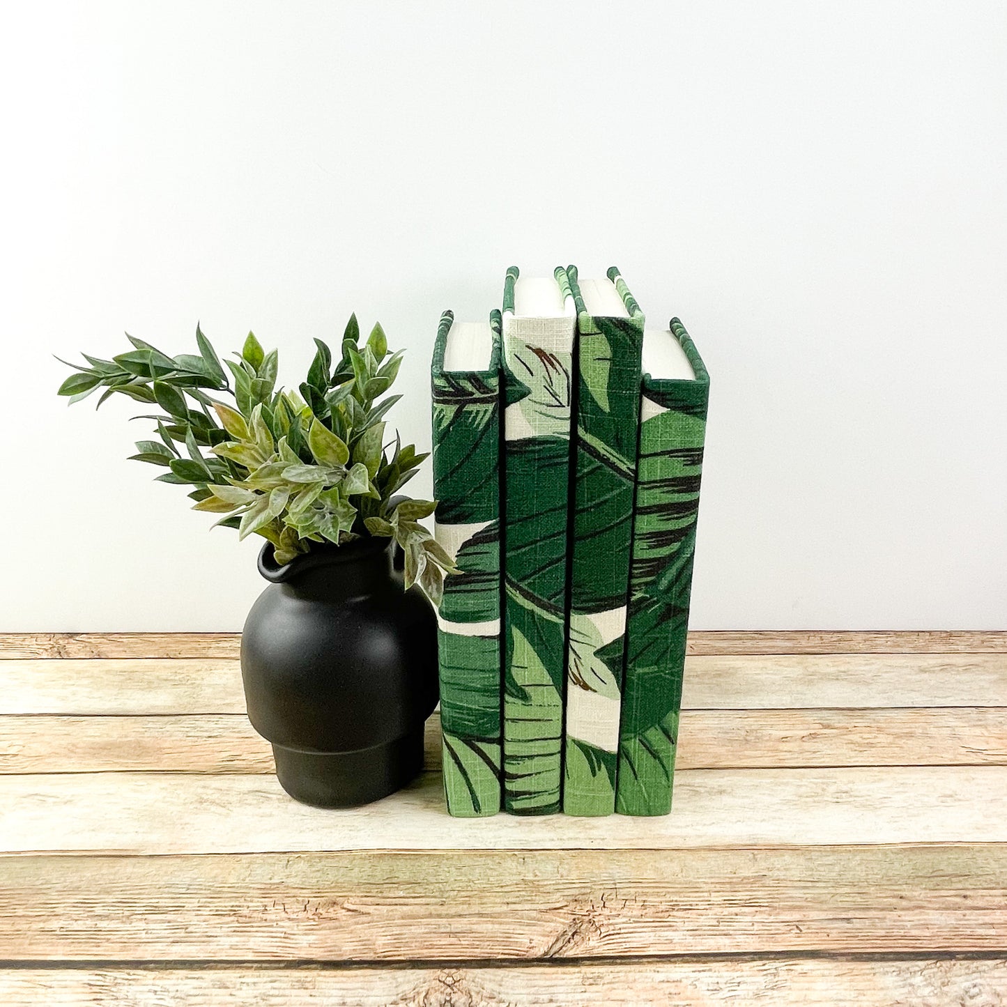 Green Botanical Book Set