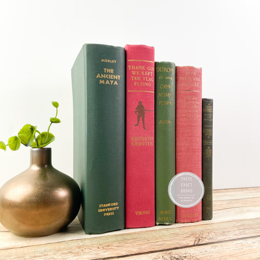 Christmas Book Decor