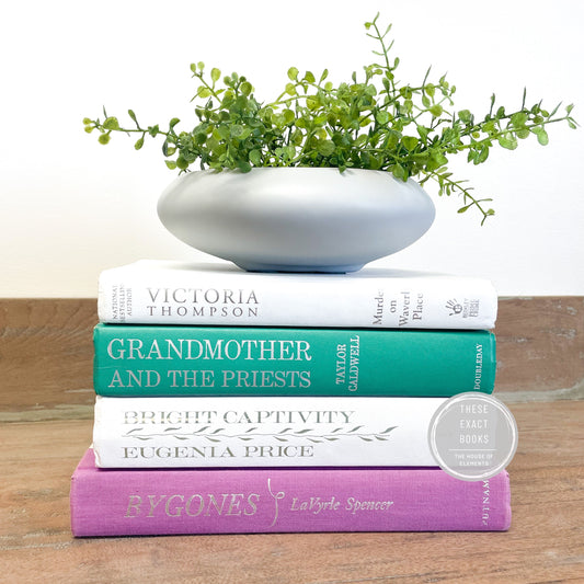Colorful Decorative Books for Shelf Accents