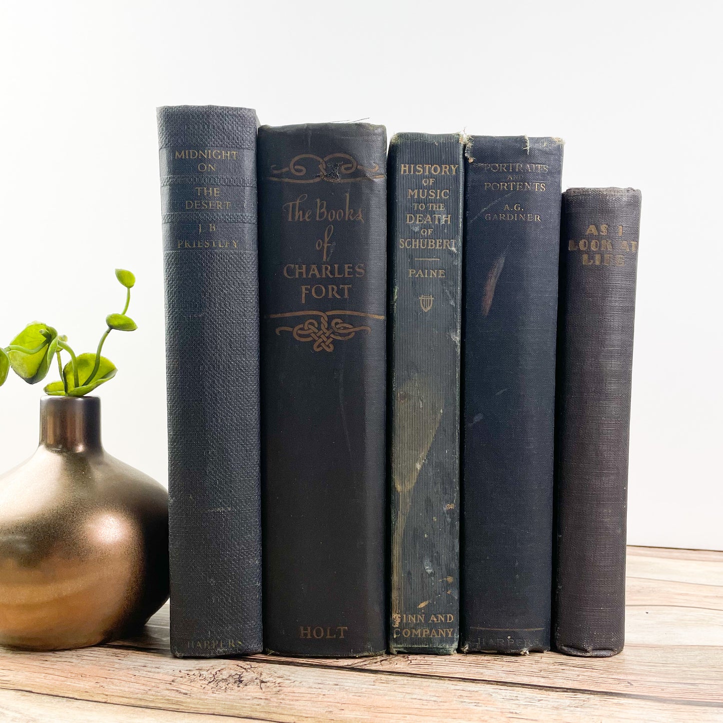 Vintage Blue Books for Home Styling