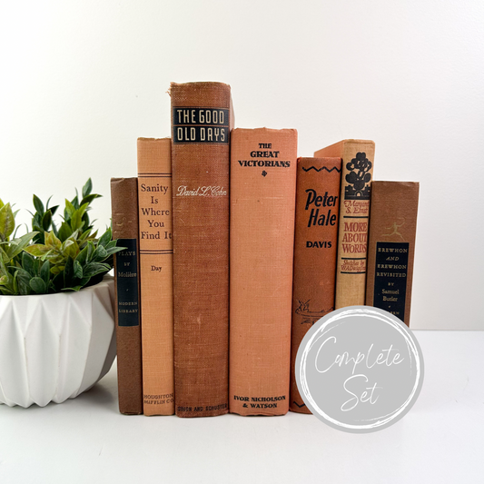 Vintage Orange Home Accents