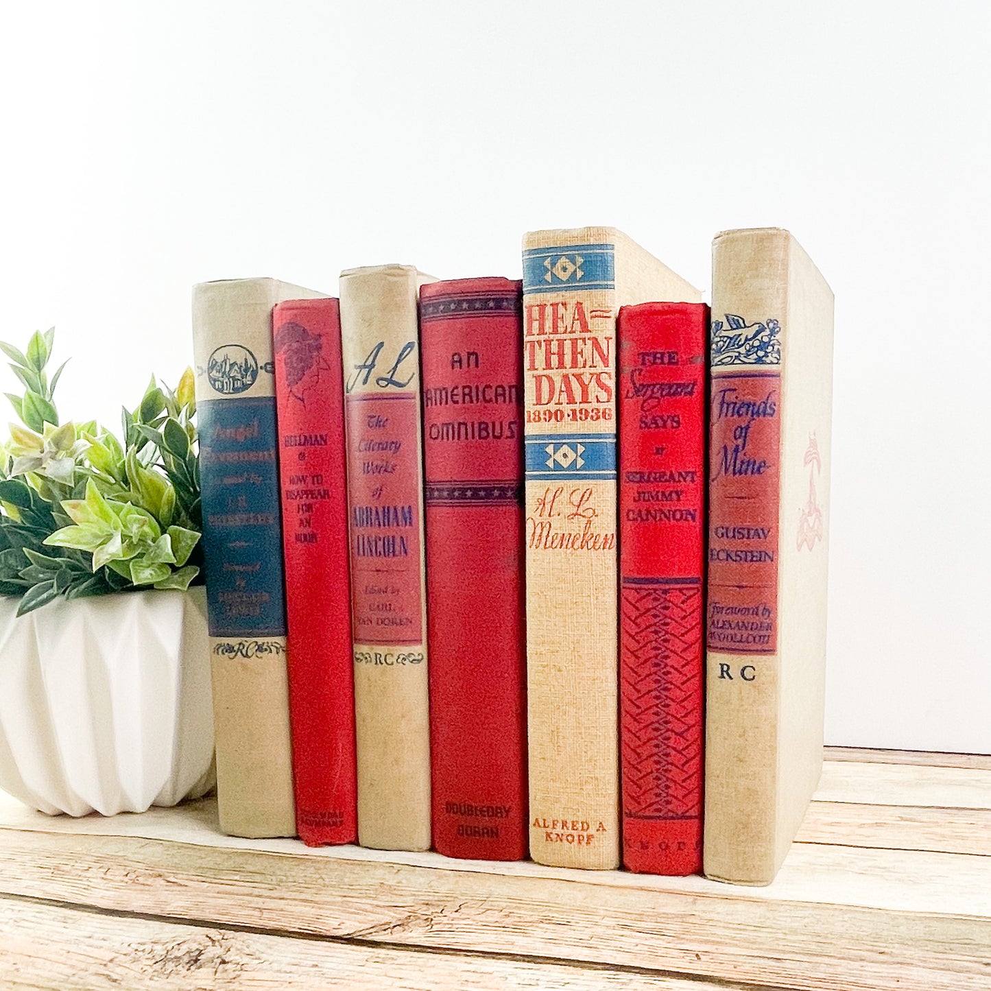 Red, White and Blue Book Set