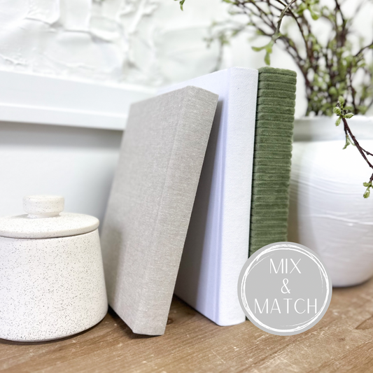 Fabric Covered Book Set