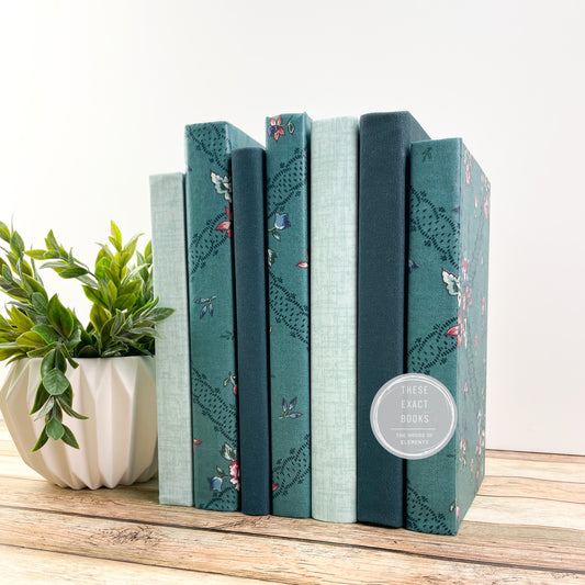 Blue Decorative Book Set