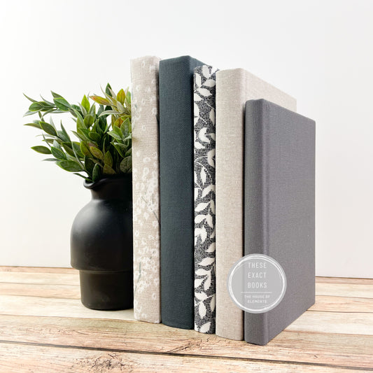 Neutral Books for Decor