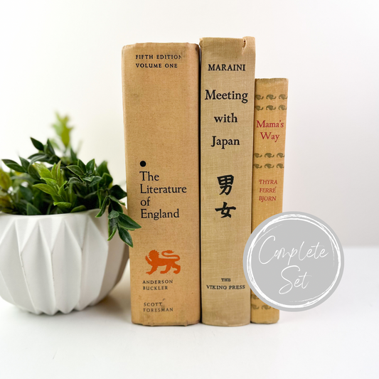 Orange Vintage Decor