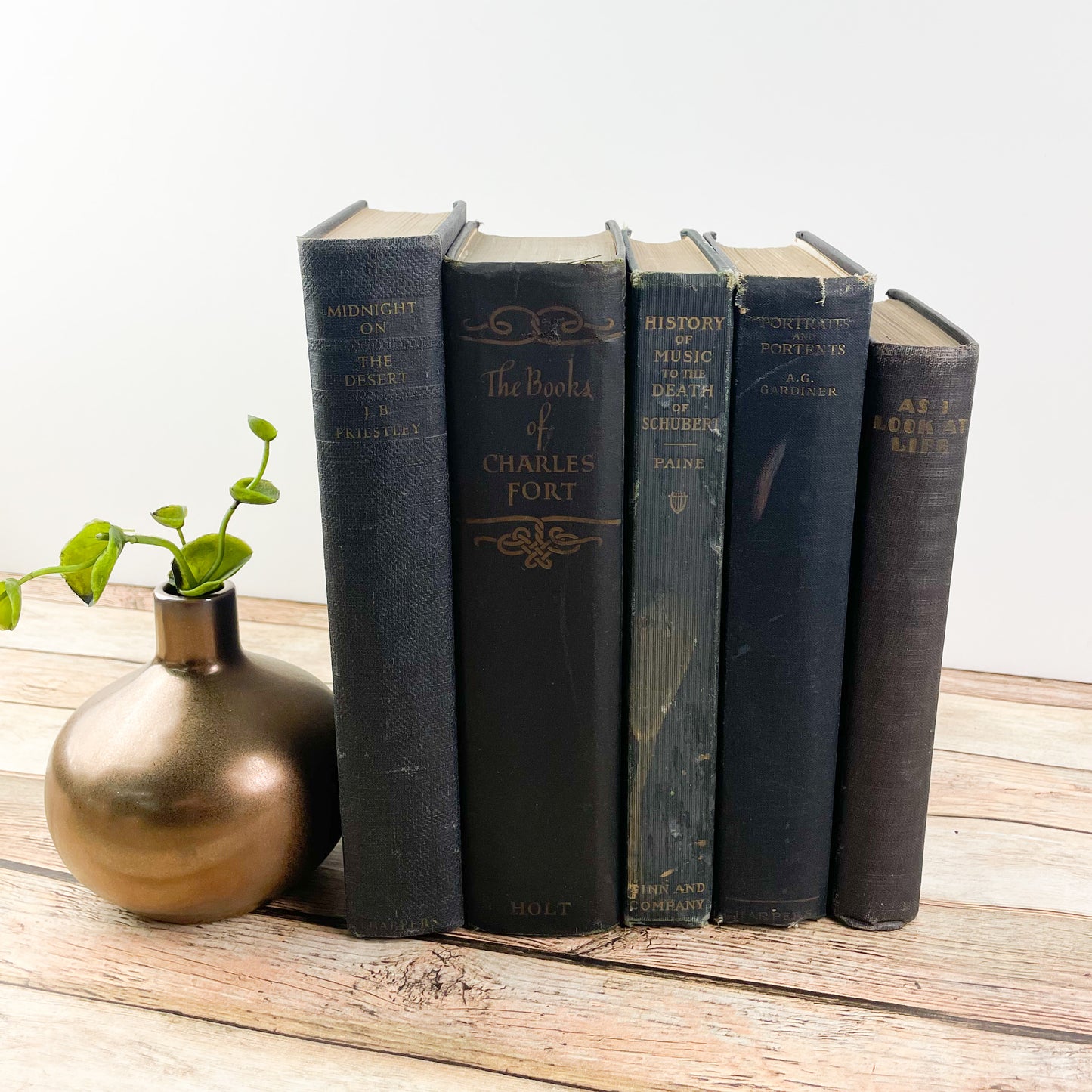 Vintage Blue Books for Home Styling